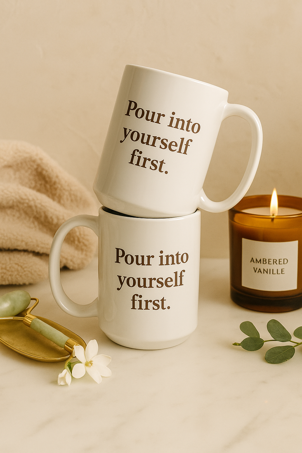 Pour into yourself First 15oz coffee mug
