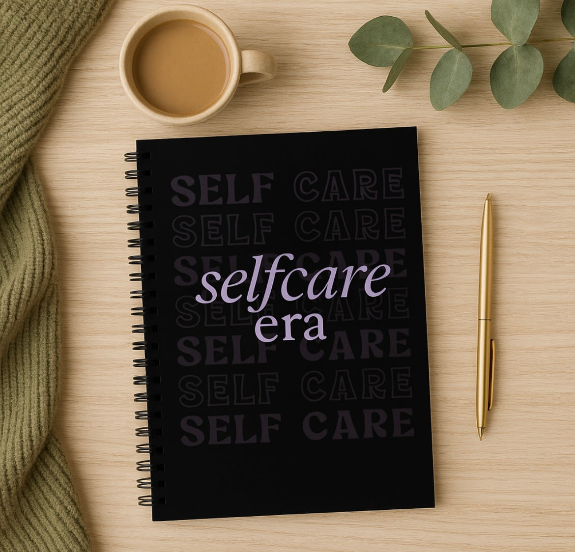 Selfcare Era Spiral notebook